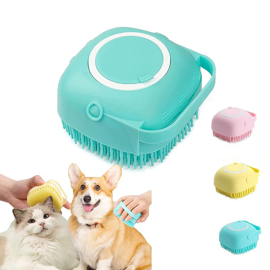 Soft Silicone Dog Brush Pet Shampoo Massager Bath - FunForPet ™