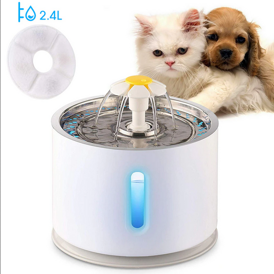 Pet Automatic Water Fountain with LED Light